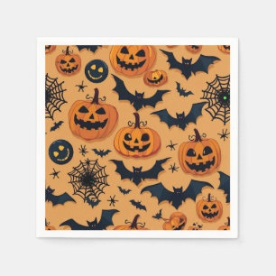 Halloween Pumpkin Paper Napkins