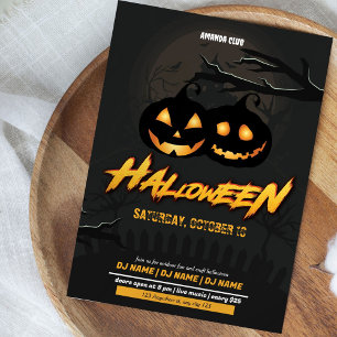 Halloween Pumpkin Party Invitation