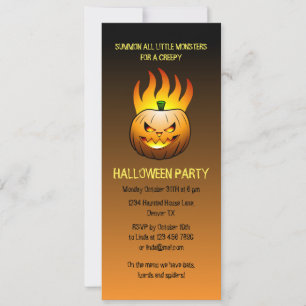 Halloween Pumpkin Party Invitation