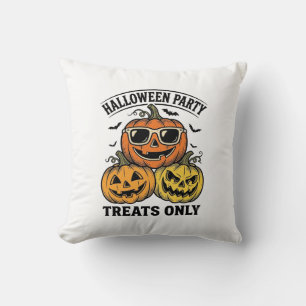 Halloween Pumpkin Party Vintage Jack O Lantern Shi Cushion