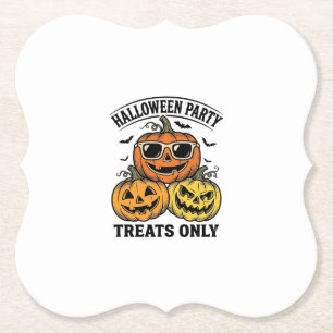 Halloween Pumpkin Party Vintage Jack O Lantern Shi Paper Coaster
