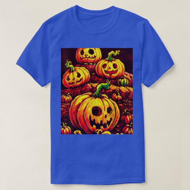 Halloween Pumpkin Patch 1419 T-Shirt (Design Front)