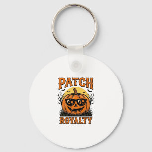 Halloween Pumpkin Patch Vintage Jack O Lantern Shi Key Ring