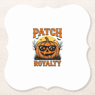 Halloween Pumpkin Patch Vintage Jack O Lantern Shi Paper Coaster