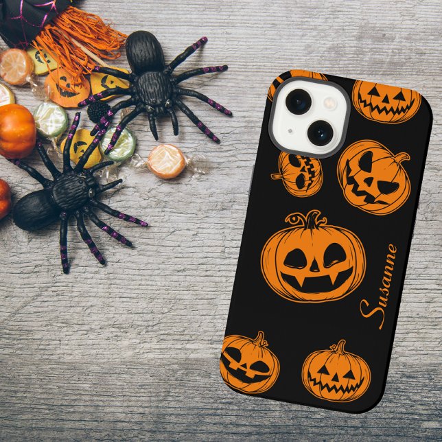 Halloween Pumpkin Pattern Phone Case (Creator Uploaded)