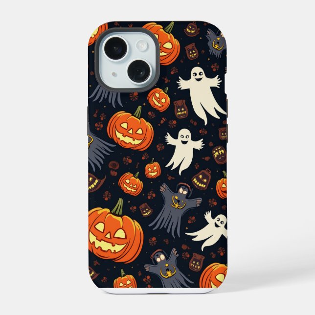 Halloween Pumpkin Pattern Phone Case (Back)