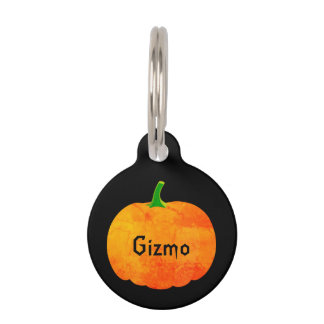Halloween Pumpkin | Personalised Pet Tag