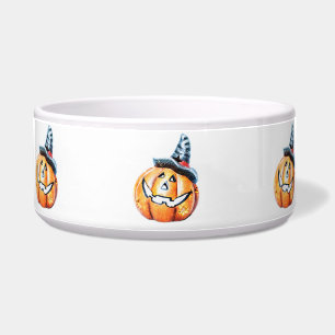 Halloween Pumpkin Pet Bowl