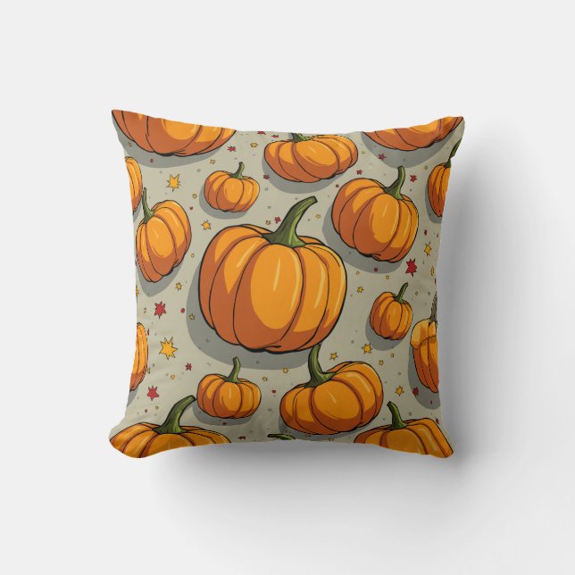 halloween pumpkin picture cushion (Front)