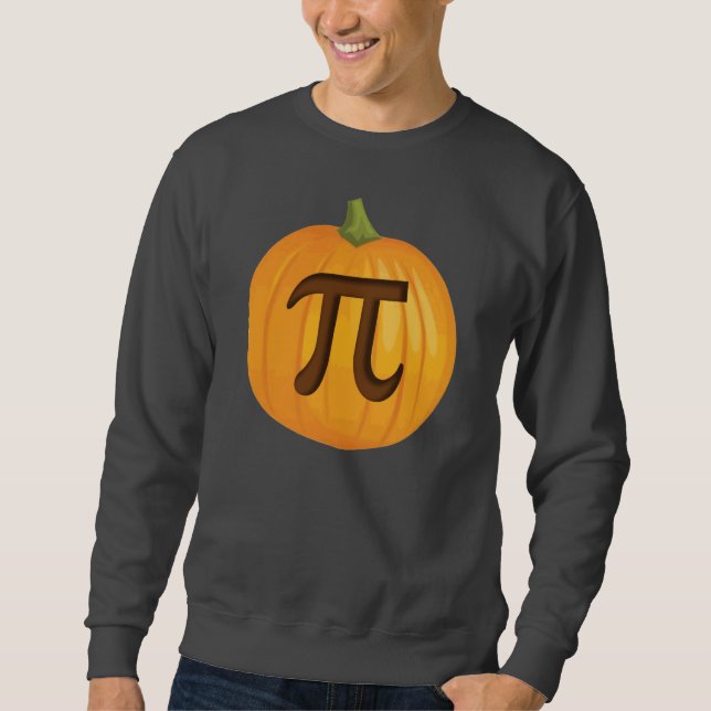 Halloween Pumpkin Pie Pi Sweatshirt (Front)