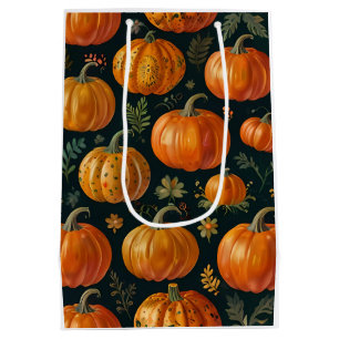Halloween Pumpkin pie Vibes Medium Gift Bag