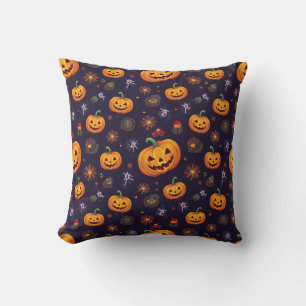 Halloween pumpkin pillow cushion