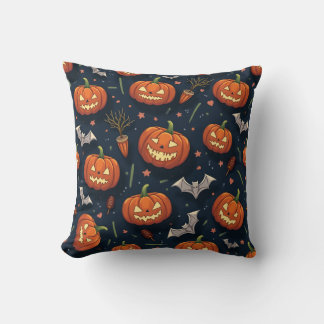 Halloween Pumpkin Pillow Cushion