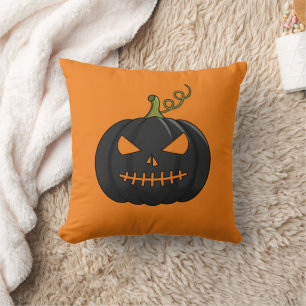Halloween Pumpkin Pillow, Cute & Spooky Fall Decor Cushion
