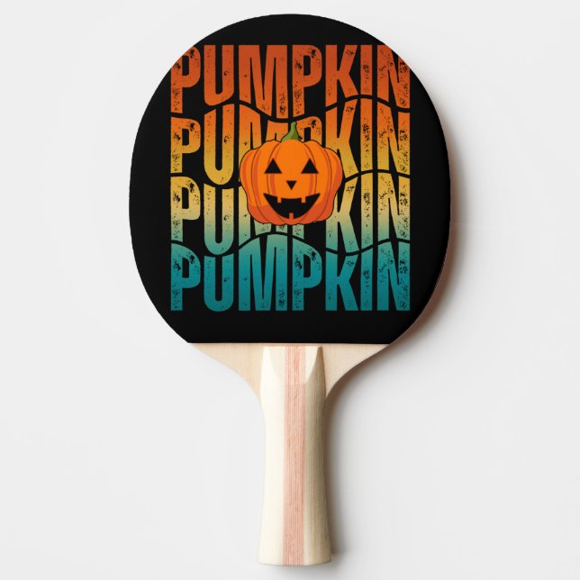 HALLOWEEN PUMPKIN PING PONG PADDLE (Front)