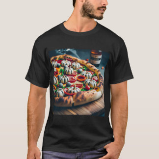 Halloween Pumpkin Pizza T-Shirt
