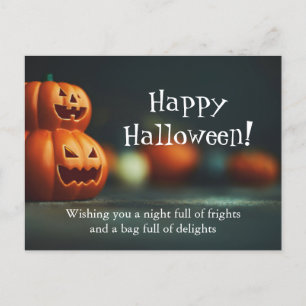 Halloween Pumpkin Postcard