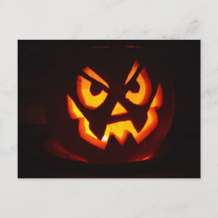 Halloween Pumpkin Postcard