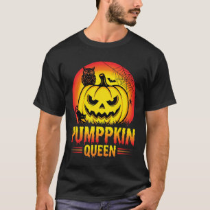 Halloween Pumpkin Queen Jack-O-Lantern Graphic T-Shirt