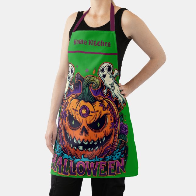 Halloween,Pumpkin Resign : Night of the Ghosts, Apron (Insitu)