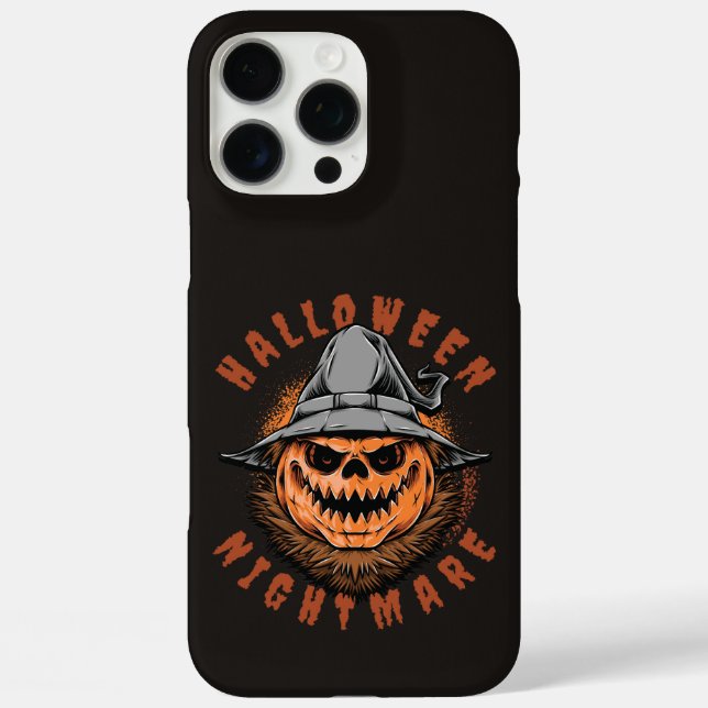 Halloween Pumpkin Scarecrow Design Case-Mate iPhone Case (Back)