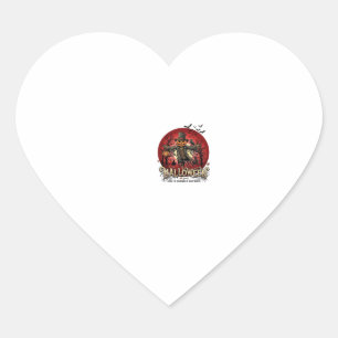 Halloween Pumpkin Scarecrow Raven Bats_1 Heart Sticker