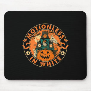 Halloween Pumpkin Scary Fun Motionlesses In White Mouse Pad