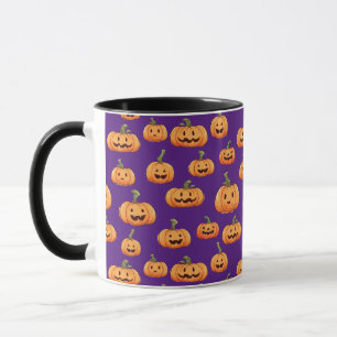 Halloween Pumpkin Seamless Pattern Mug