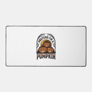 Halloween Pumpkin Shirt Pretend I'm a Pumpkin_1 Desk Mat