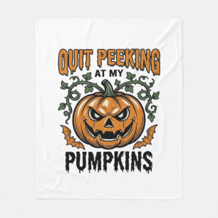 Halloween Pumpkin Shirt Vintage Engraving Joke_1 Fleece Blanket