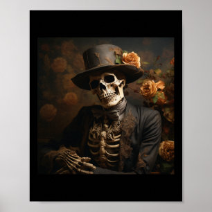 Halloween Pumpkin Skeleton Ghosts Spooktacular Sty Poster