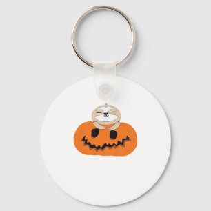 Halloween Pumpkin Sloth Classic T-Shirt Key Ring