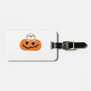 Halloween Pumpkin Sloth Classic T-Shirt Luggage Tag