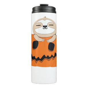 Halloween Pumpkin Sloth Classic T-Shirt Thermal Tumbler