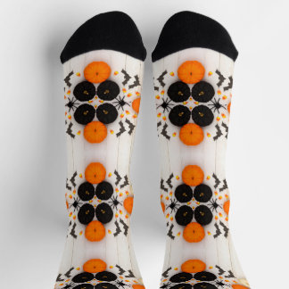Halloween pumpkin socks