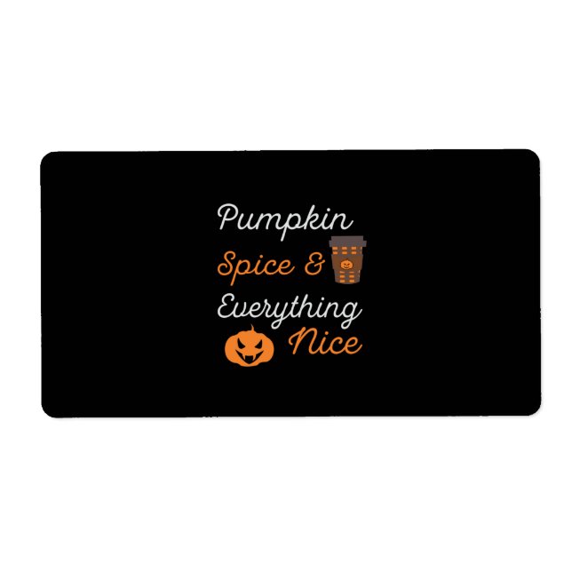 Halloween Pumpkin Spice and Everything Nice Xmas (Front)