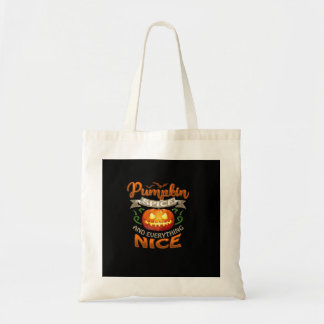 Halloween Pumpkin Spice Everything Nice Jack-O'-La Tote Bag