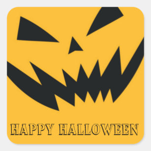 Halloween pumpkin spooky stickers