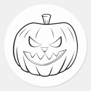Halloween Pumpkin Sticker