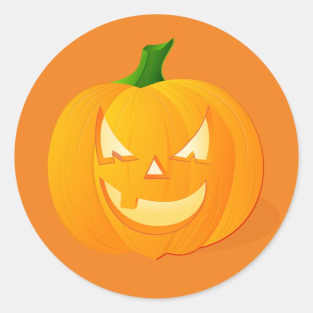Halloween Pumpkin Stickers (Front)