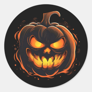 Halloween Pumpkin Stickers