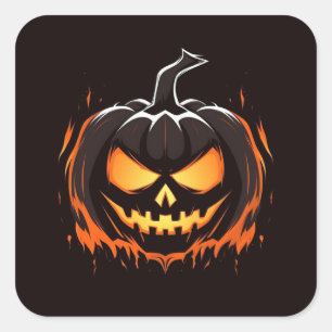 Halloween Pumpkin Stickers