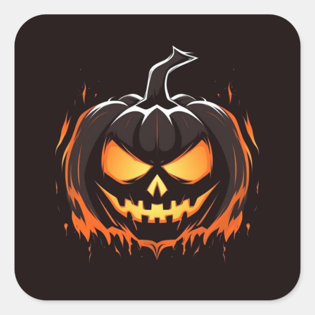 Halloween Pumpkin Stickers (Front)