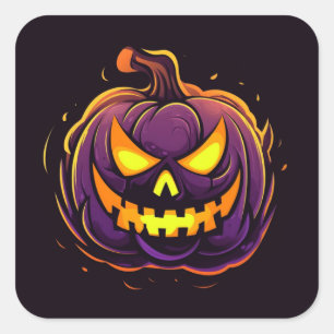Halloween Pumpkin Stickers