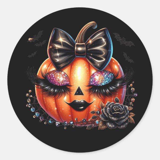 Halloween Pumpkin Stickers (Front)