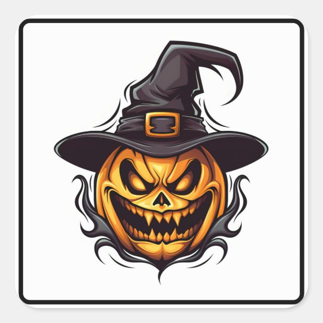 Halloween Pumpkin Stickers (Front)
