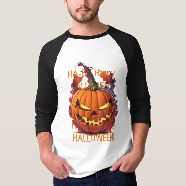 Halloween Pumpkin T-Shirt (Front)