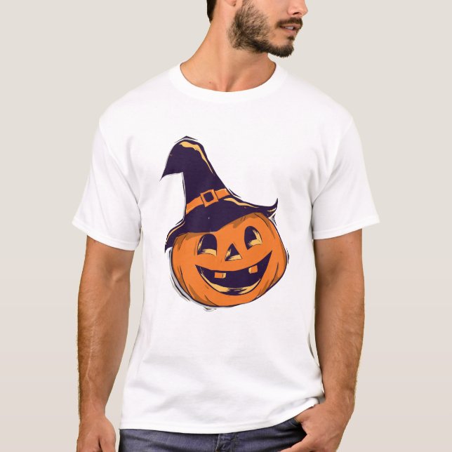 Halloween pumpkin T-Shirt (Front)