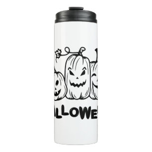 Halloween Pumpkin Thermal Tumbler