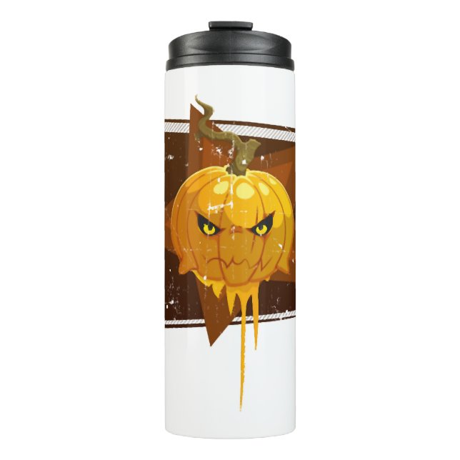 Halloween pumpkin                                  thermal tumbler (Front)
